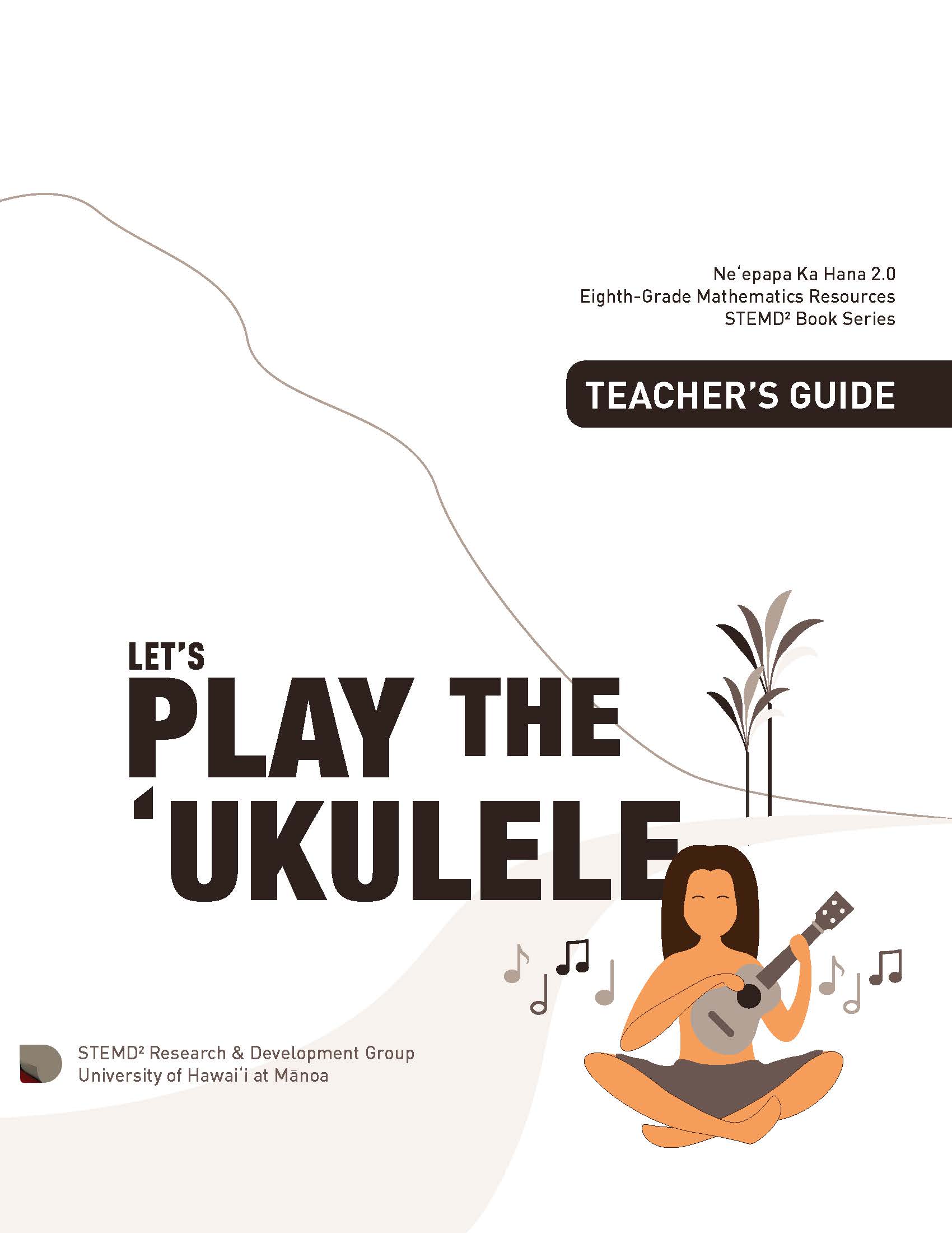 the cover of the 8th grade ukulele teacher book.